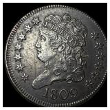 1809 Classic Head Half Cent CLOSELY UNCIRCULATED