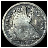 1840-O Silver Half Dime NICELY CIRCULATED