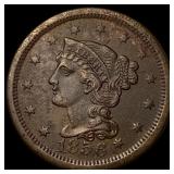 1856 Braided Hair Large Cent CLOSELY UNCIRCULATED