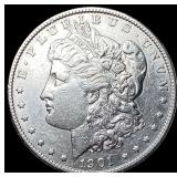 1901 Silver Morgan Dollar CLOSELY  UNCIRCULATED