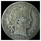 1893-O Silver Barber Half Dollar NICELY CIRCULATED