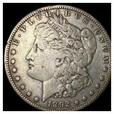 1892-S Silver Morgan Dollar LIGHTLY CIRCULATED