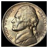 1944-D Jefferson Nickel (35% Silver) CHOICE BU