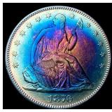 1876-S Silver Seated Liberty Half Dollar  CLOSELY