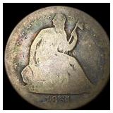 1861 Silver Seated Liberty Half Dollar NICELY CIRC