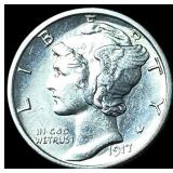 1917 Mercury Dime NICELY CIRCULATED