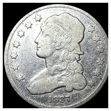 1837 Capped Bust Silver Quarter LIGHTLY CIRCULATED