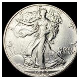 1936-D Silver Walking Liberty Half Dollar CLOSELY