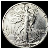 1943-S Silver Half Dollar CLOSELY UNCIRCULATED