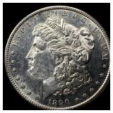 1890-S Silver Morgan Dollar CHOICE AU