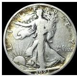 1921-S Silver Walking Liberty Half Dollar LIGHTLY