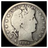1896-S Silver Barber Half Dollar NICELY CIRCULATED
