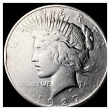 1927 Peace Silver Dollar NEARLY UNCIRCULATED