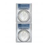 [2 Coins] 1904-O Morgan Silver Dollar MS64