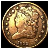 1832 Classic Head Half Cent NICELY CIRCULATED