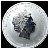 2012 Australia 1/2 oz Silver 50 Cents  UNCIRCULAT