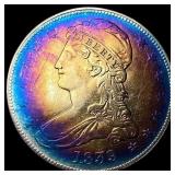 1839 Silver Capped Bust Half Dollar CLOSELY  UNCI