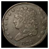 1834 Classic Head Half Cent LIGHTLY  CIRCULATED