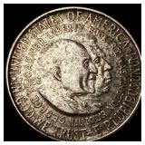 1952 Silver Booker T. Washington Half Dollar CLOSE