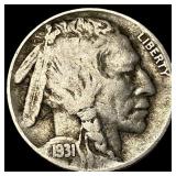 1931-S Buffalo Nickel LIGHTLY CIRCULATED