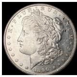 1890-S Silver Morgan Dollar CHOICE AU