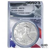 2025 Silver Eagle ANACS MS70