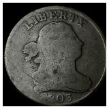 1803 Draped Bust Large Cent LIGHTLY  CIRCULATED