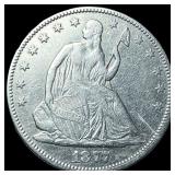 1877 Seated Liberty Half Dollar CLOSELY  UNCIRCUL