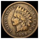 1908 Indian Head Cent LIGHTLY CIRCULATED