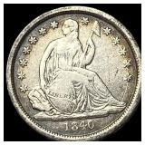 1840-O Silver Seated Liberty Dime LIGHTLY  CIRCUL