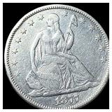 1877 Seated Liberty Half Dollar CLOSELY  UNCIRCUL