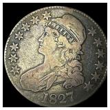 1827 Capped Bust Half Dollar ABOUT  UNCIRCULATED