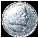 1892 Silver Columbian Half Dollar LIGHTLY CIRCULAT