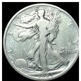 1921 Silver Half Dollar Walking Liberty NICELY CIR