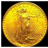 1924 $20 Gold Saint-Gaudens Double Eagle  UNCIRCU