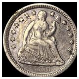 1851 Seated Liberty Half Dime NEARLY UNCIRCULATED