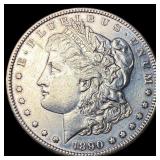 1890-S Silver Morgan Dollar NEARLY UNCIRCULATED