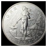 1903-S Silver One Peso Philippines CLOSELY UNCIRCU
