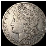 1902-S Silver Morgan Dollar ABOUT UNCIRCULATED