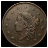 1836 Coronet Head Large Cent LIGHTLY CIRCULATED