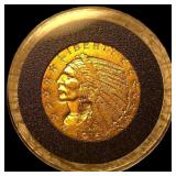 1916 Indian Head Half Eagle $5 Gold Coin CLOSELY U
