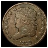 1829 Copper Half Cent LIGHTLY CIRCULATED