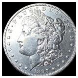 1890-CC Silver Morgan Dollar CLOSELY UNCIRCULATED