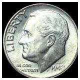 1948-S Silver Roosevelt Dime CLOSELY UNCIRCULATED