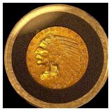1909 Indian Head Half Eagle $5 Gold CLOSELY UNCIRC