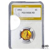 1952 Wheat Cent PGA MS66 RD
