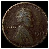 1922-D Lincoln Wheat Cent ABOUT UNCIRCULATED