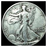 1942 Silver Walking Liberty Half Dollar NEARLY UNC