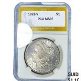 1882-S Morgan Silver Dollar PGA MS66
