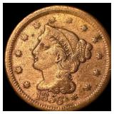 1856 Braided Hair Large Cent LIGHTLY CIRCULATED